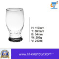 Copa de cristal de alta calidad taza de cerveza de cristal transparente Kb-Hn0318